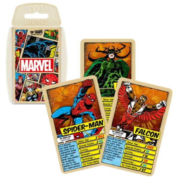 Настольная игра Winning Moves Top Trumps Marvel Comics Retro 6+/ Развитие photo 1