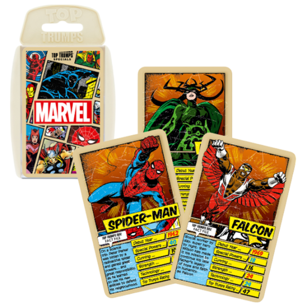 Настольная игра Winning Moves Top Trumps Marvel Comics Retro 6+/ Развитие photo 1