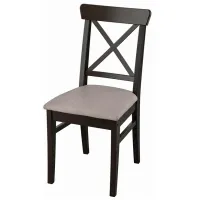 Кухонный стул Ikea Ingolf Массив/ Коричневый Серый