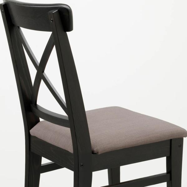 Кухонный стул Ikea Ingolf Массив/ Коричневый Серый photo 2