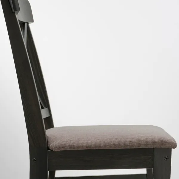 Кухонный стул Ikea Ingolf Массив/ Коричневый Серый photo 3