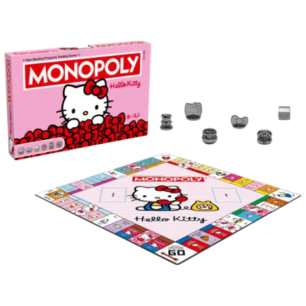Настольная игра Winning Moves Hello Kitty 3+/ Monopoly photo 1