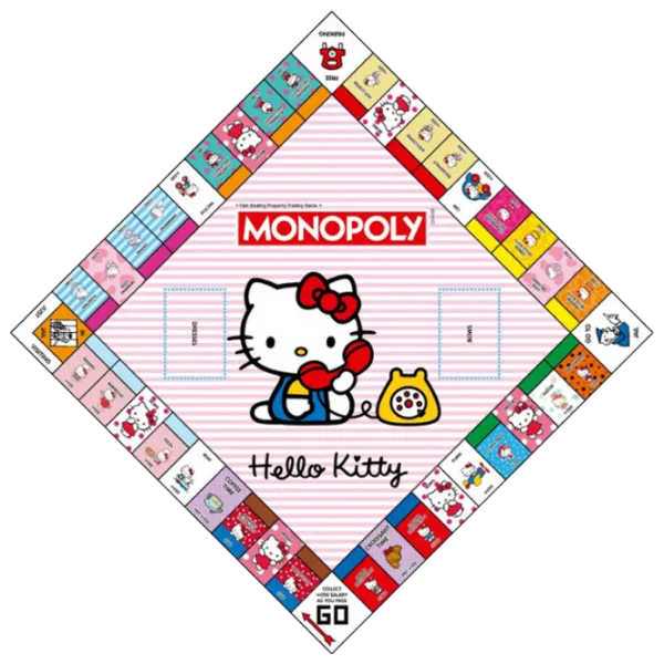 Настольная игра Winning Moves Hello Kitty 3+/ Monopoly photo 5