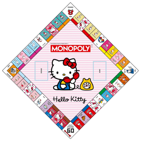 Настольная игра Winning Moves Hello Kitty 3+/ Monopoly photo 5
