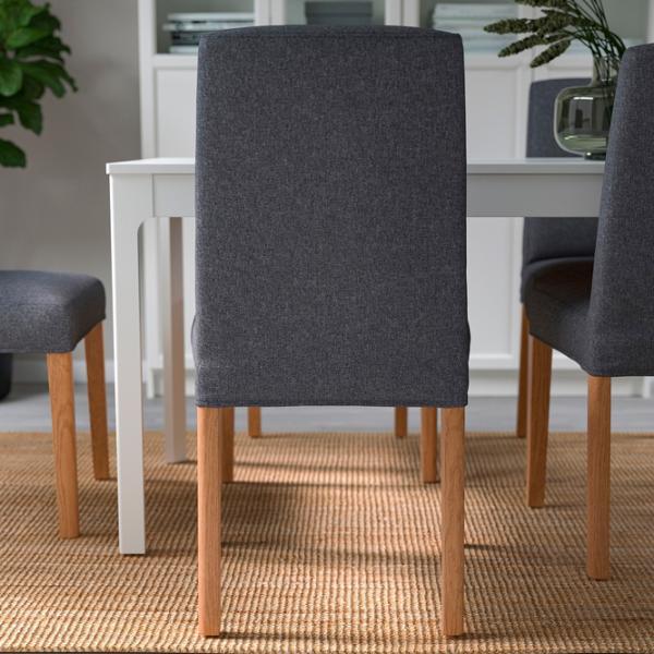 Кухонный стул Ikea Bergmund Полиэстер/ Коричневый Серый photo 6