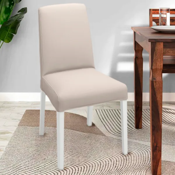 Кухонный стул Ikea Bergmund Hallarp Полиэстер/ Бежевый White photo 4