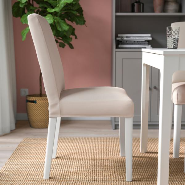 Кухонный стул Ikea Bergmund Hallarp Полиэстер/ Бежевый White photo 6