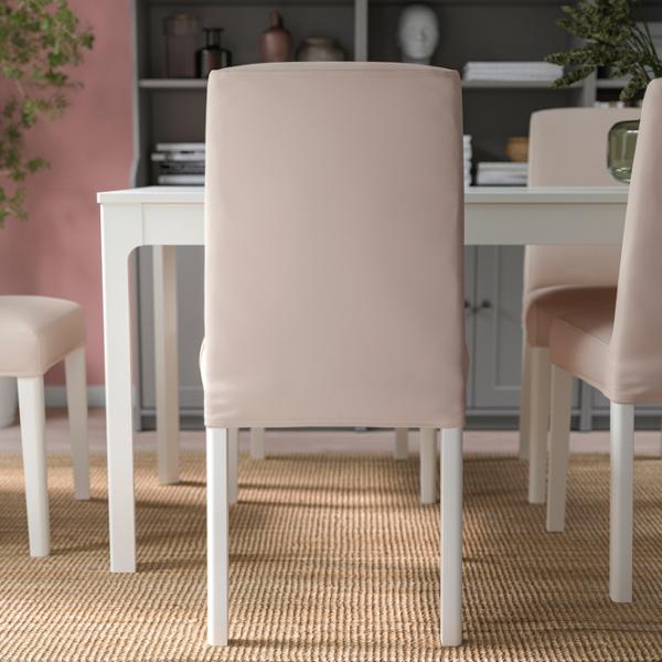 Кухонный стул Ikea Bergmund Hallarp Полиэстер/ Бежевый White photo 7