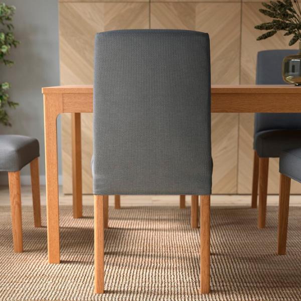 Кухонный стул Ikea Bergmund Nykvarn Полиэстер/ Серый Brown photo 6