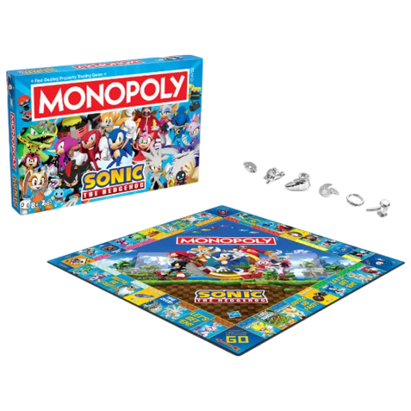 Настольная игра Winning Moves Sonic The Hedgehog 6+/ Monopoly photo 1