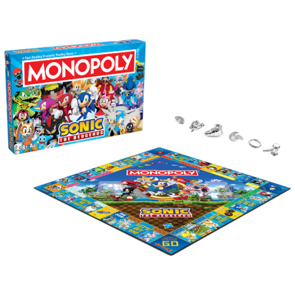 Настольная игра Winning Moves Sonic The Hedgehog 6+/ Monopoly photo 1