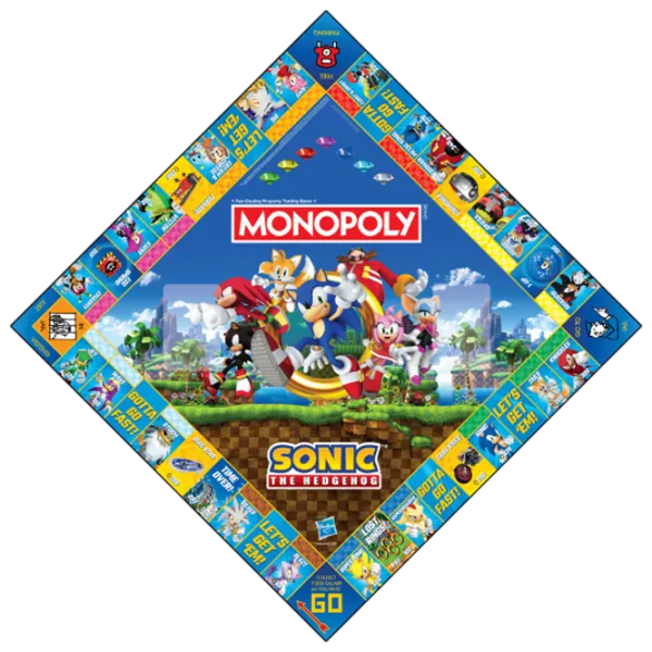 Настольная игра Winning Moves Sonic The Hedgehog 6+/ Monopoly photo 3