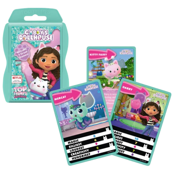 Настольная игра Winning Moves Top Trumps Junior Gabbys Dollhouse 3+/ Стратегия photo 1