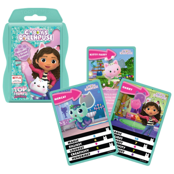 Настольная игра Winning Moves Top Trumps Junior Gabbys Dollhouse 3+/ Стратегия photo 1