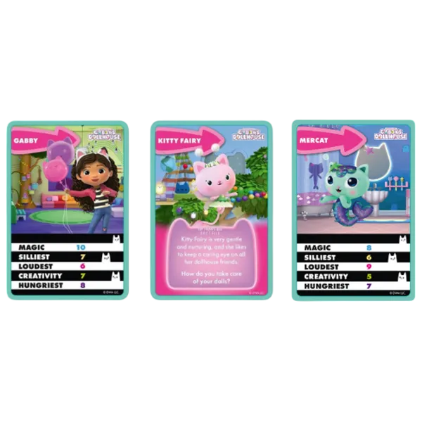 Настольная игра Winning Moves Top Trumps Junior Gabbys Dollhouse 3+/ Стратегия photo 2