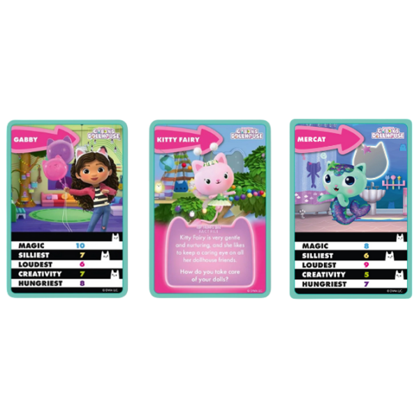 Настольная игра Winning Moves Top Trumps Junior Gabbys Dollhouse 3+/ Стратегия photo 2