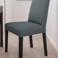Scaun de bucătărie Ikea Bergmund Nykvarn Poliester/ Gray Black photo 2