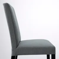 Scaun de bucătărie Ikea Bergmund Nykvarn Poliester/ Gray Black photo 3