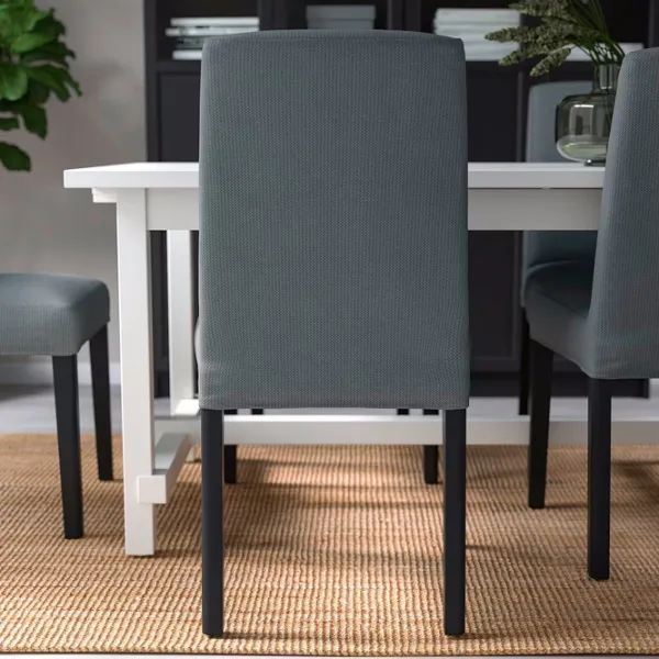 Кухонный стул Ikea Bergmund Nykvarn Полиэстер/ Серый Черный photo 8