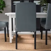Scaun de bucătărie Ikea Bergmund Nykvarn Poliester/ Gray Black photo 8