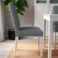 Scaun de bucătărie Ikea Bergmund Nykvarn Poliester/ Gray White photo 6