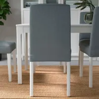 Scaun de bucătărie Ikea Bergmund Nykvarn Poliester/ Gray White photo 8