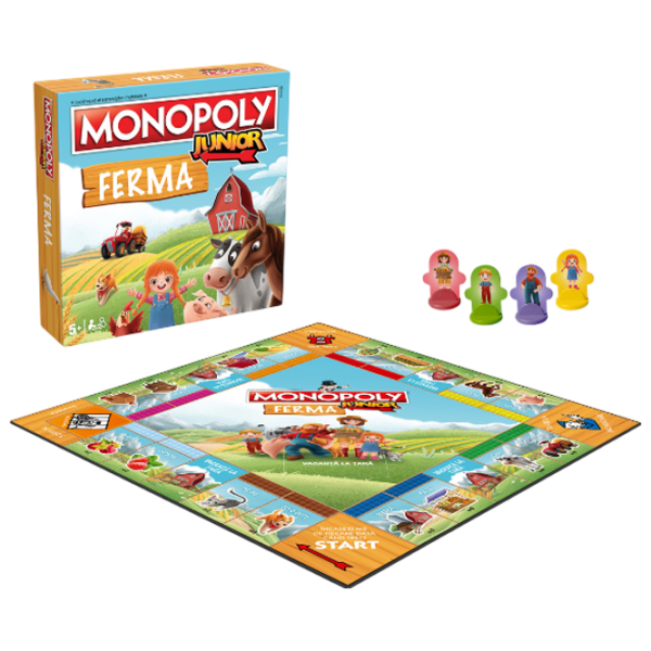 Настольная игра Winning Moves Junior Farm 6+/ Monopoly photo 1