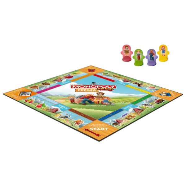 Настольная игра Winning Moves Junior Farm 6+/ Monopoly photo 2