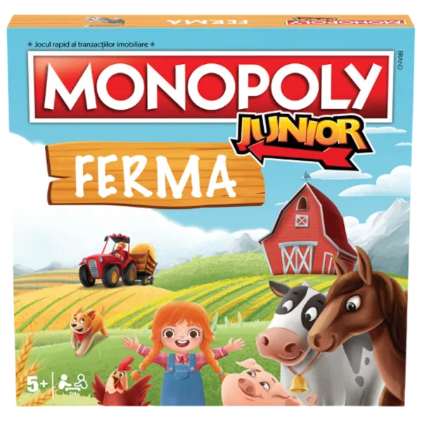 Настольная игра Winning Moves Junior Farm 6+/ Monopoly photo 5