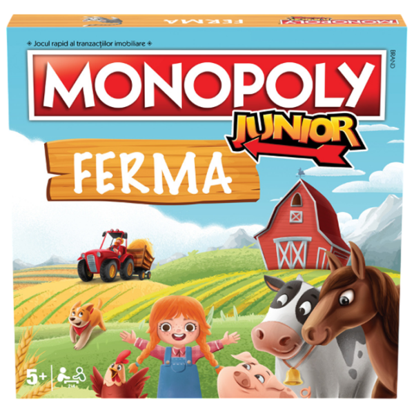 Настольная игра Winning Moves Junior Farm 6+/ Monopoly photo 5