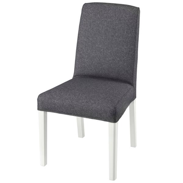 Scaun de bucătărie Ikea Bergmund Gunnared Poliester/ Gray White photo 1