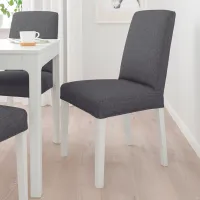 Scaun de bucătărie Ikea Bergmund Gunnared Poliester/ Gray White photo 2