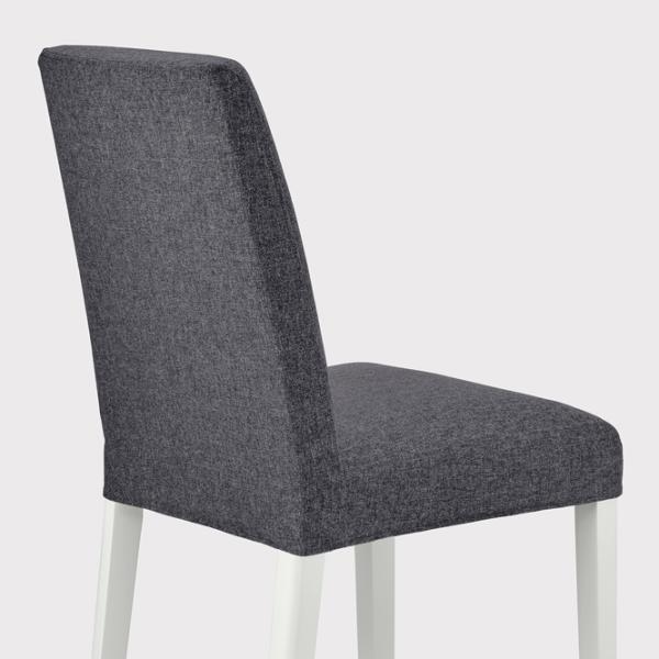 Scaun de bucătărie Ikea Bergmund Gunnared Poliester/ Gray White photo 4