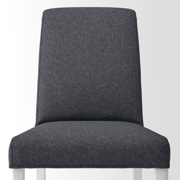 Scaun de bucătărie Ikea Bergmund Gunnared Poliester/ Gray White photo 5
