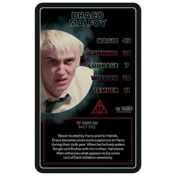 Настольная игра Winning Moves Top Trumps Harry Potter - The Dark Arts 6+/ Стратегия photo 4