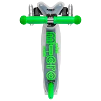 Trotinetă pentru copii cu trei roți Micro Mini Deluxe Flux LED (MMD201) 50 kg/ Green photo 4