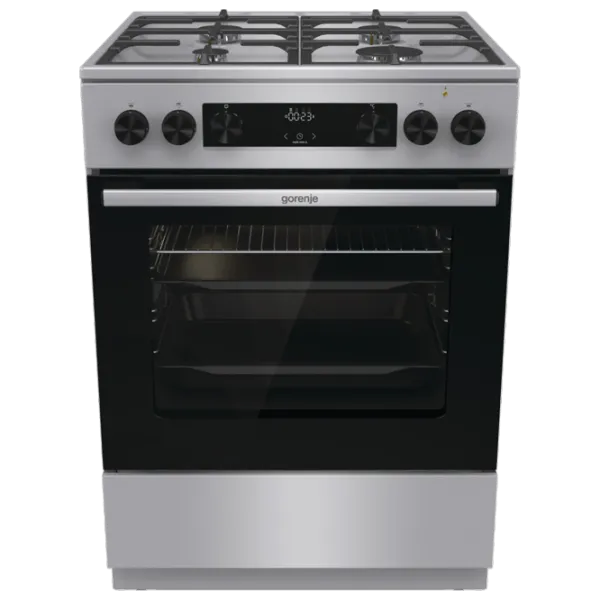 Aragaz Gorenje GK6C4XF Pe gaz/ Inox/ Black photo 1
