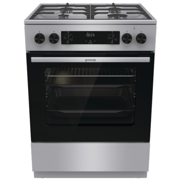 Aragaz Gorenje GK6C4XF Pe gaz/ Inox/ Black photo 1