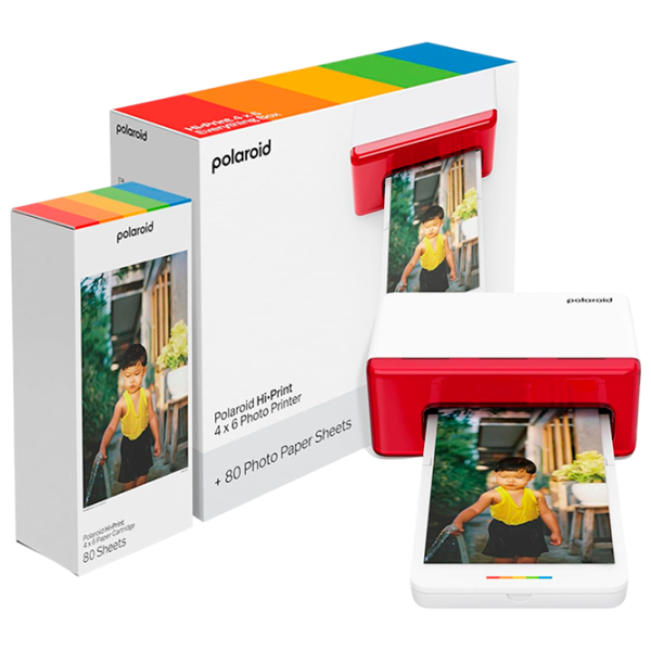 Foto imprimantă Polaroid Hi-Print 4x6 Photo Printer Bundle  / Color / White photo 1