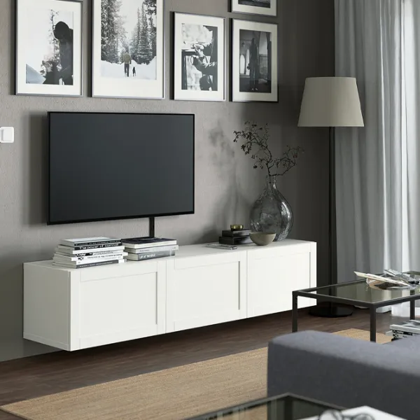Тумба под телевизор Ikea Besta/Hanviken 38 x 180 x 42см / ДСП photo 2 Тумба под телевизор Ikea Besta/Hanviken 38 x 180 x 42см / ДСП photo 2