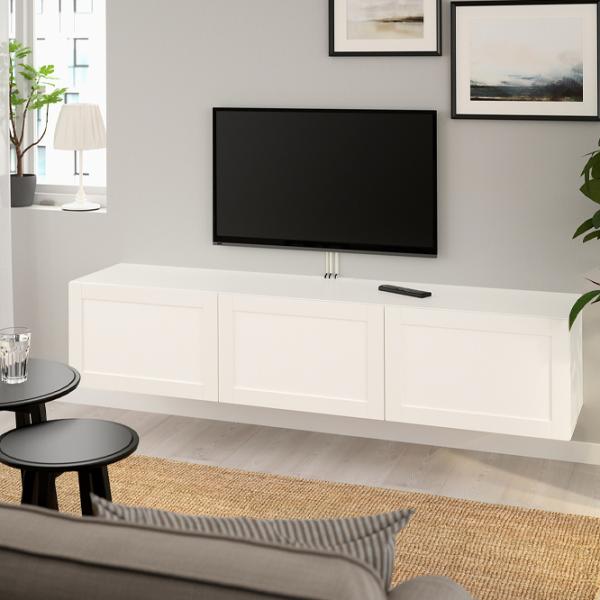 Тумба под телевизор Ikea Besta/Hanviken 38 x 180 x 42см / ДСП photo 3 Тумба под телевизор Ikea Besta/Hanviken 38 x 180 x 42см / ДСП photo 3