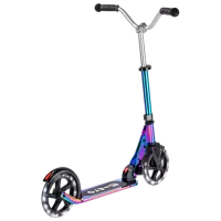 Trotinetă pentru copii cu două roți Micro Cruiser LED (SA0240) 100 kg/ Neochrome photo 2
