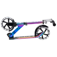 Trotinetă pentru copii cu două roți Micro Cruiser LED (SA0240) 100 kg/ Neochrome photo 3