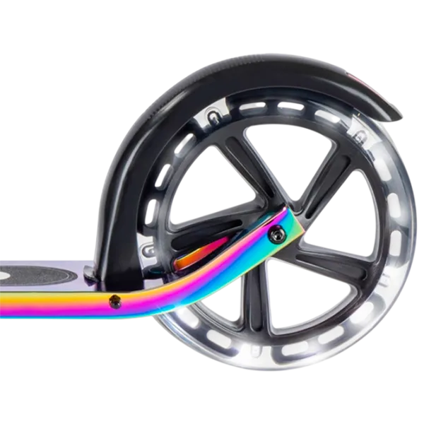 Детский двухколёсный самокат Micro Cruiser LED (SA0240) 100 кг/ Неохром photo 6