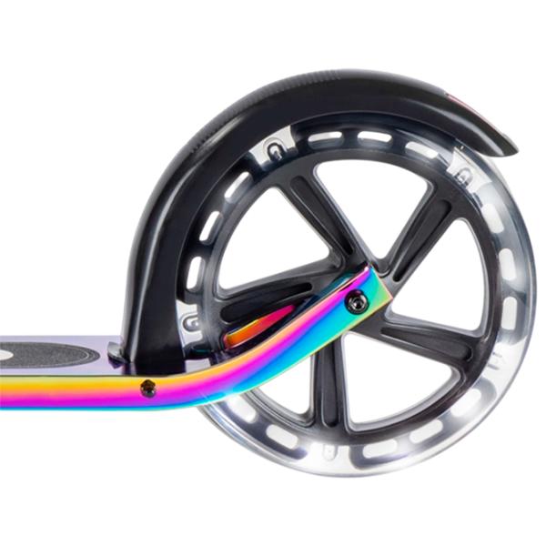 Детский двухколёсный самокат Micro Cruiser LED (SA0240) 100 кг/ Неохром photo 6
