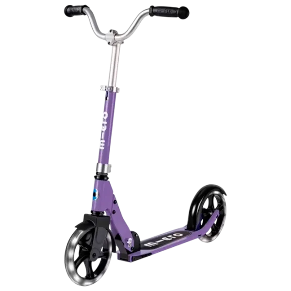 Trotinetă pentru copii cu două roți Micro Cruiser LED (SA0251) 100 kg/ Purple photo 1