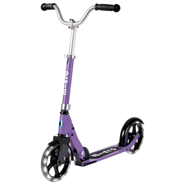 Trotinetă pentru copii cu două roți Micro Cruiser LED (SA0251) 100 kg/ Purple photo 1