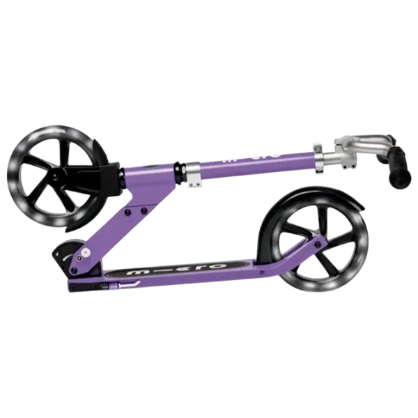 Trotinetă pentru copii cu două roți Micro Cruiser LED (SA0251) 100 kg/ Purple photo 2
