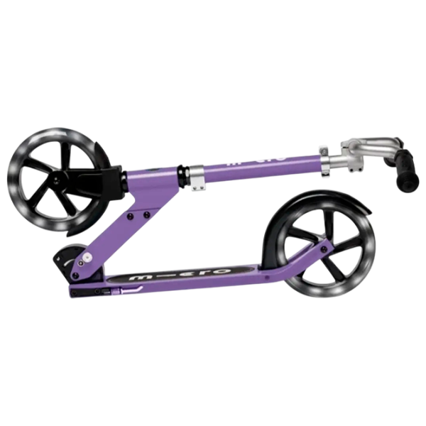 Trotinetă pentru copii cu două roți Micro Cruiser LED (SA0251) 100 kg/ Purple photo 2