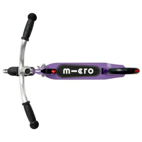 Trotinetă pentru copii cu două roți Micro Cruiser LED (SA0251) 100 kg/ Purple photo 3